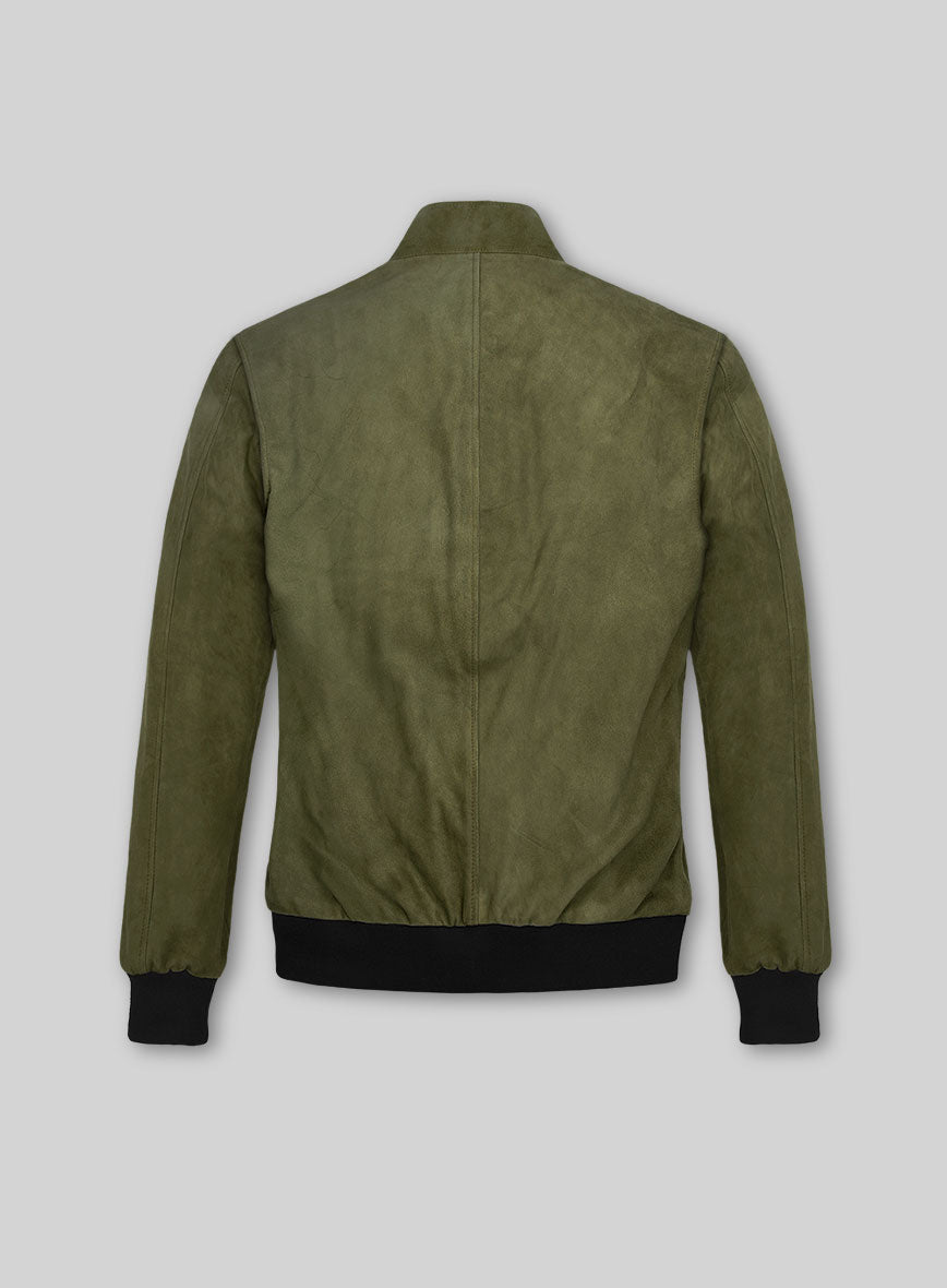 Woodland Green Suede Ryan Reynolds Leather Jacket