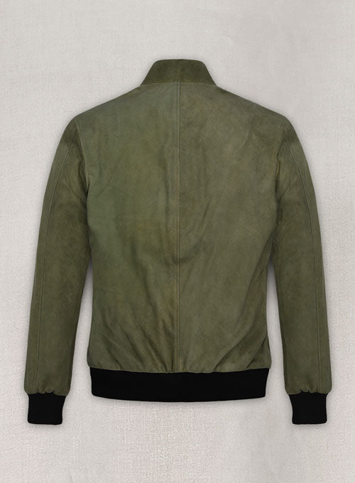 Woodland Green Suede Ryan Reynolds Leather Jacket - LeatherCult
