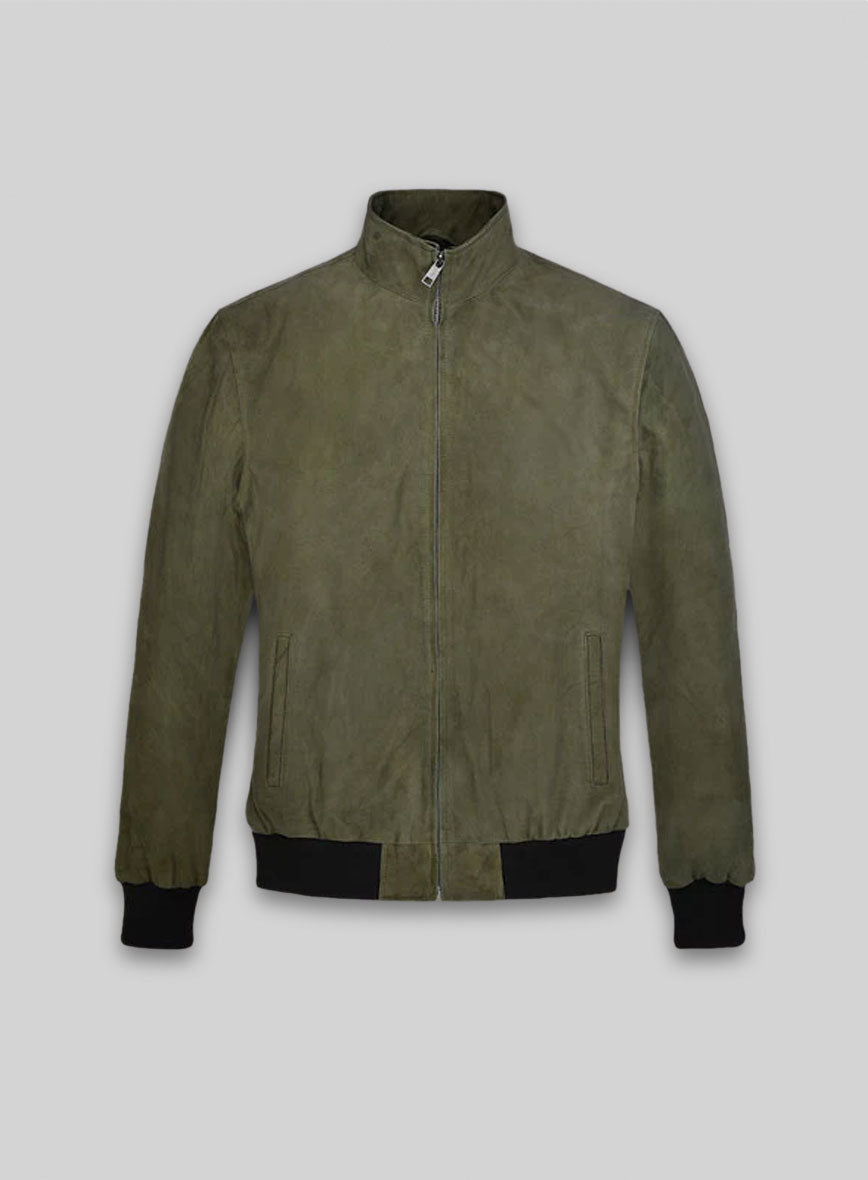 Woodland Green Suede Ryan Reynolds Leather Jacket