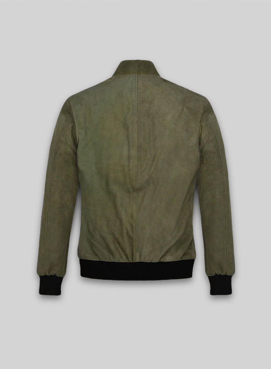 Woodland Green Suede Ryan Reynolds Leather Jacket