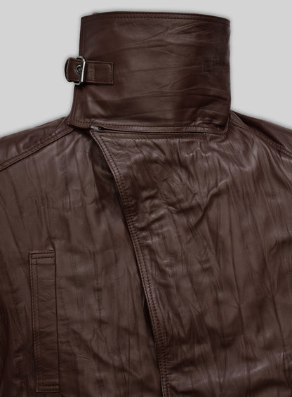 Wrinkled Brown Ryan Gosling Blade Runner 2049 Long Coat
