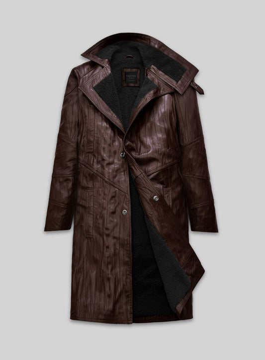 Wrinkled Brown Ryan Gosling Blade Runner 2049 Long Coat