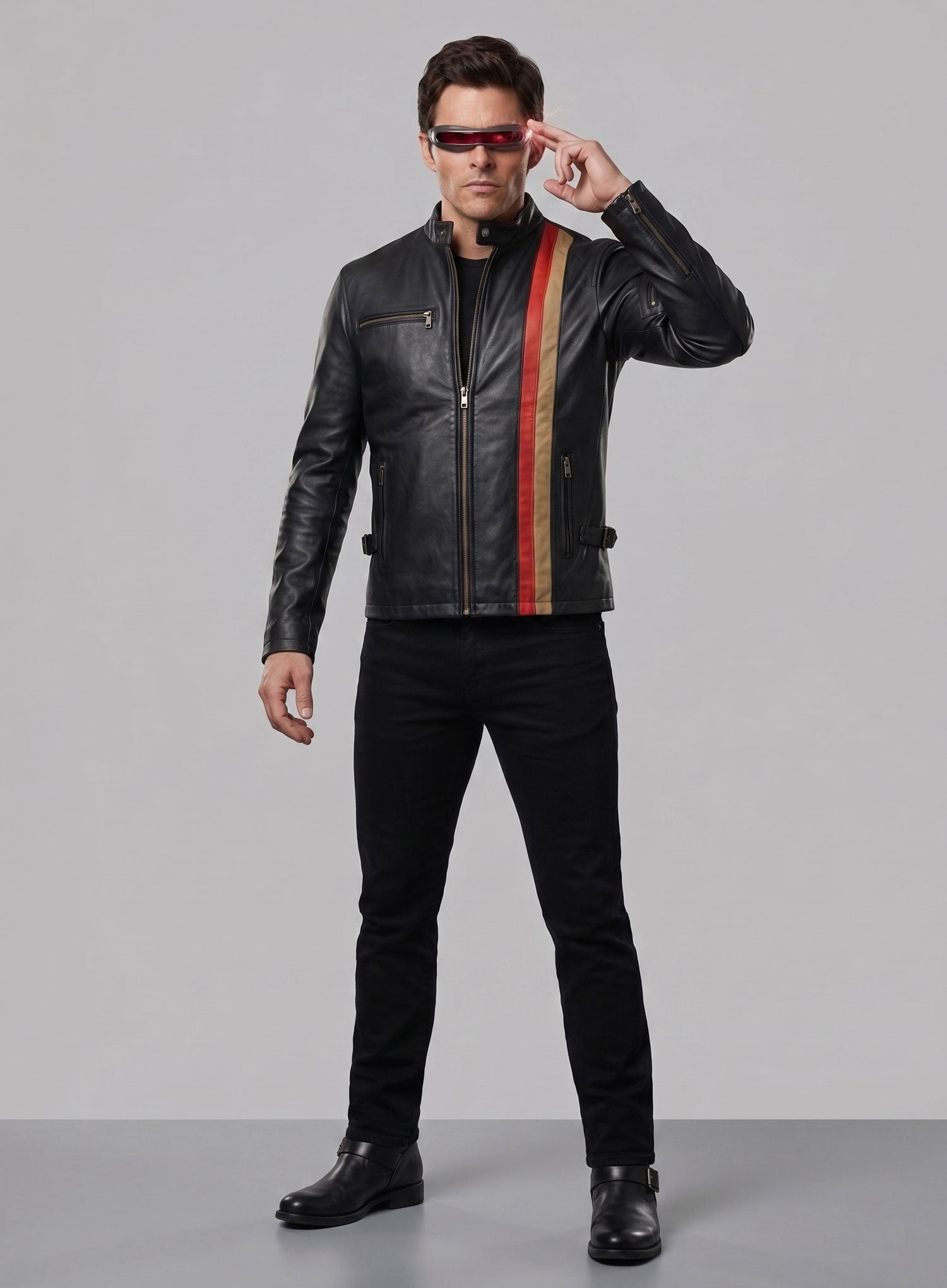 X - Men Cyclops Scott Leather Jacket – LeatherCult