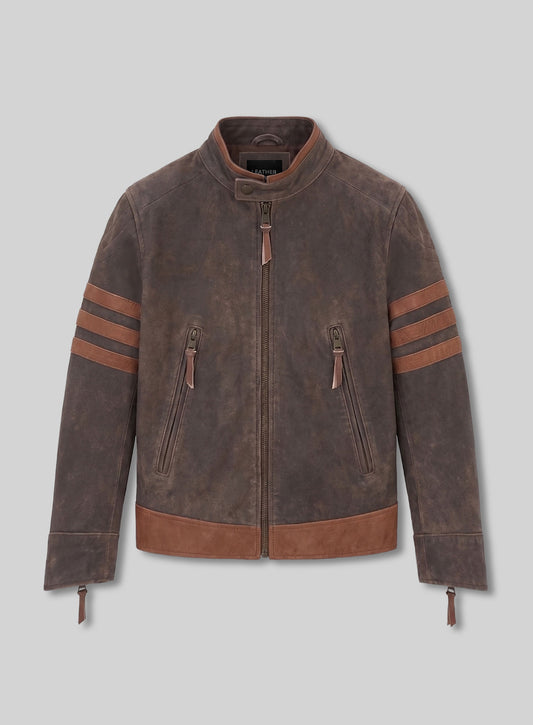 X - Men Origins Wolverine Kids Leather Jacket