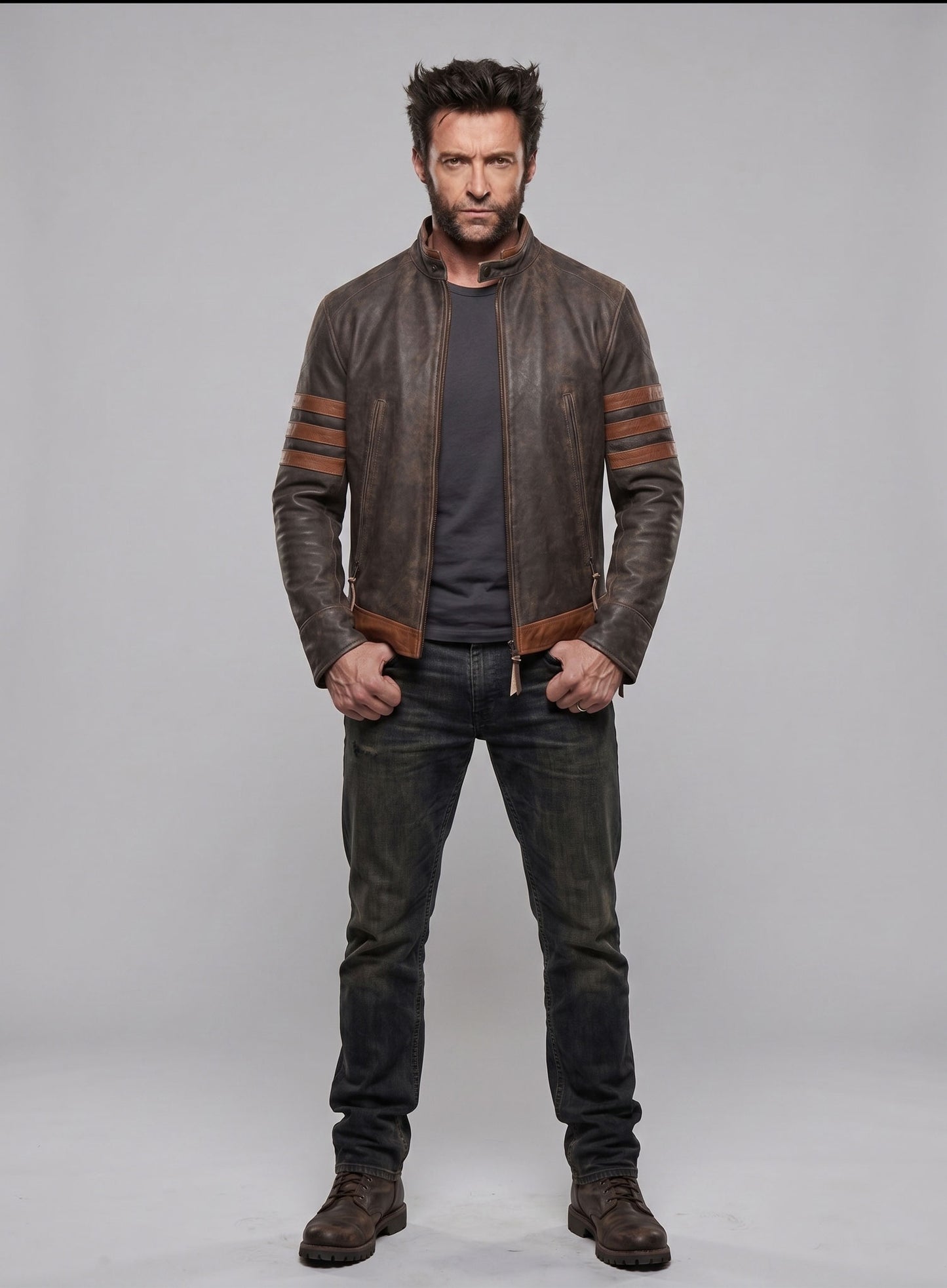 X - Men Origins Wolverine Leather Jacket