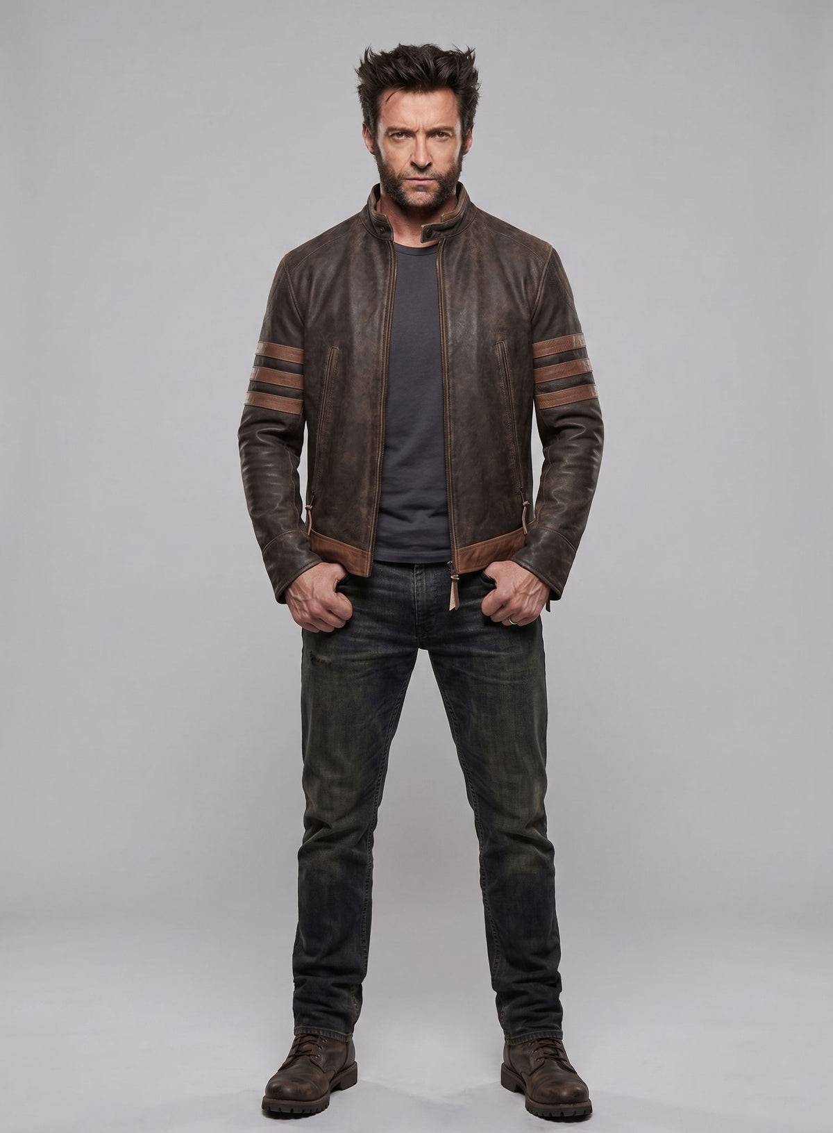 X - Men Origins Wolverine Leather Jacket