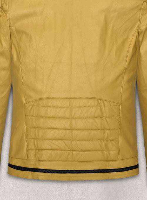 Yellow Andrew Tate Leather Jacket - LeatherCult