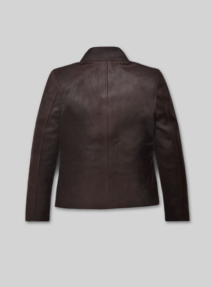 Yvonne Strahovski Leather Jacket