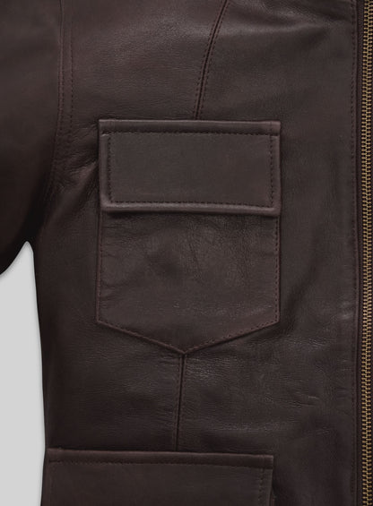 Yvonne Strahovski Leather Jacket
