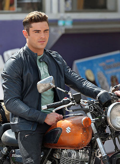 Zac Efron Baywatch Leather Jacket - LeatherCult