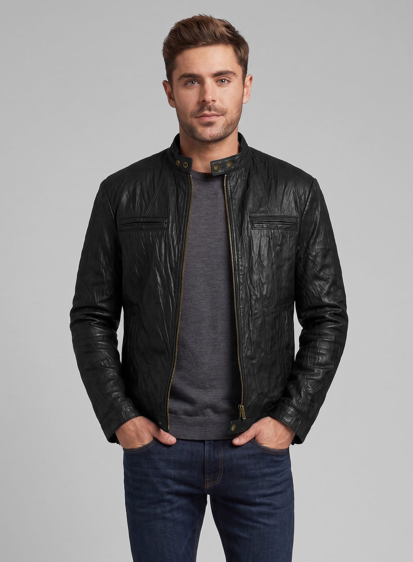 Zac Efron 17 Again Leather Jacket