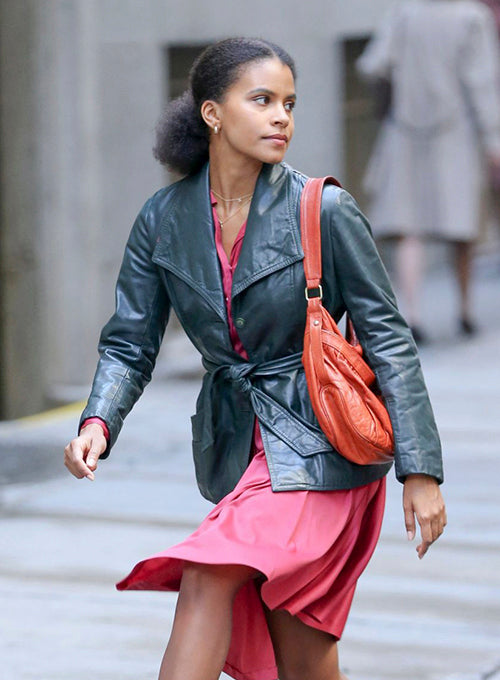 Zazie Beetz Joker Leather Jacket - LeatherCult