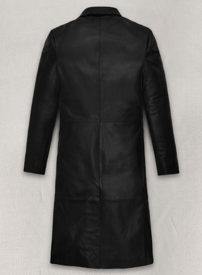 Zoe Kravitz Leather Long Coat - LeatherCult