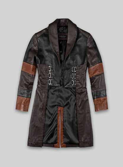Zoe Saldana Guardians of the Galaxy Vol 2 Leather Coat