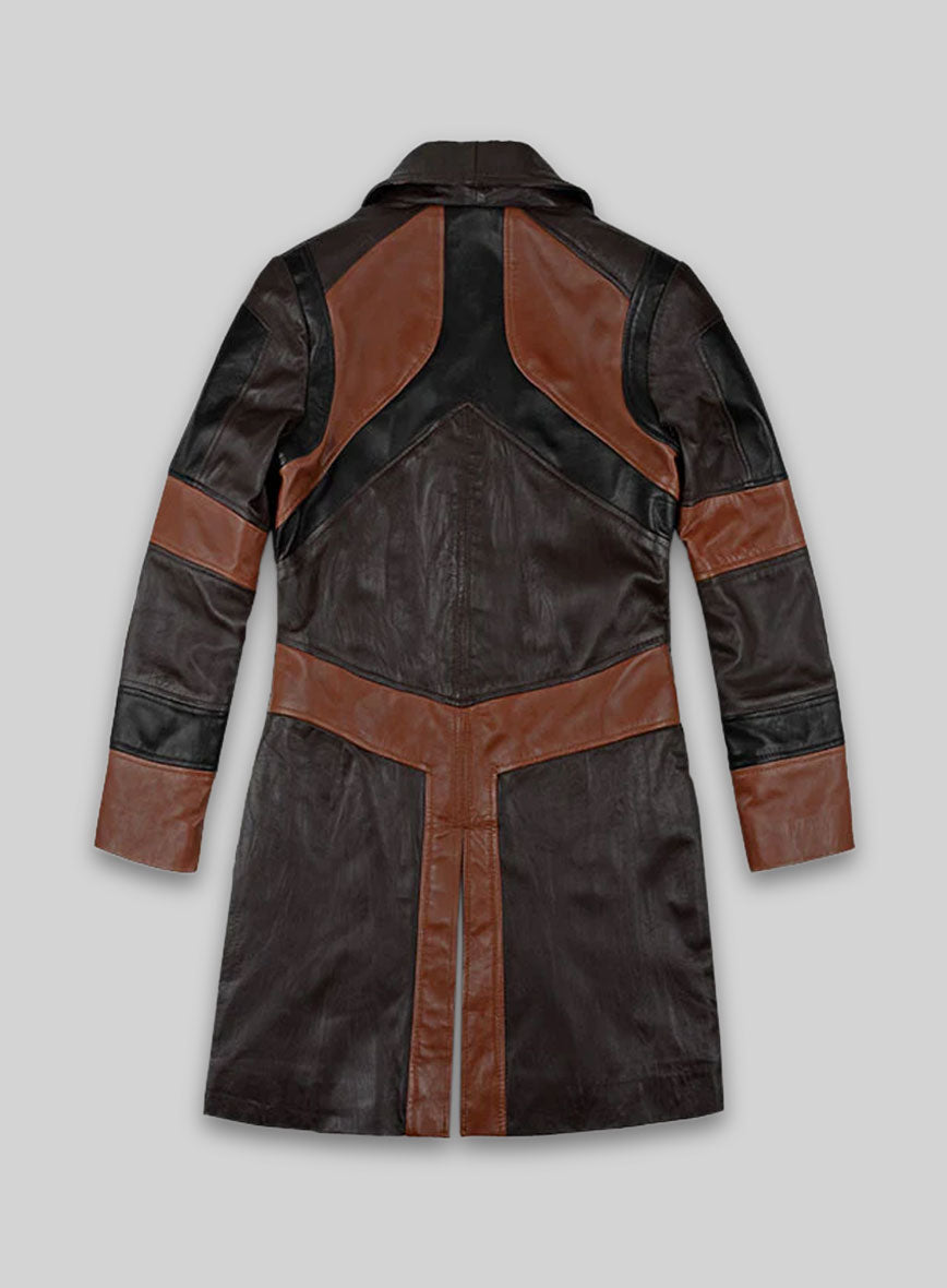 Zoe Saldana Guardians of the Galaxy Vol 2 Leather Coat