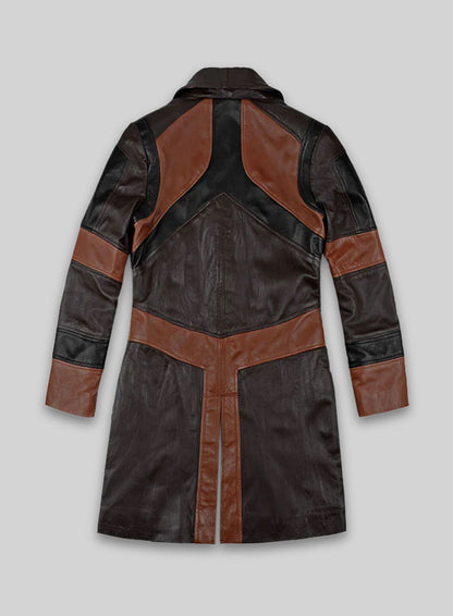 Zoe Saldana Guardians of the Galaxy Vol 2 Leather Coat