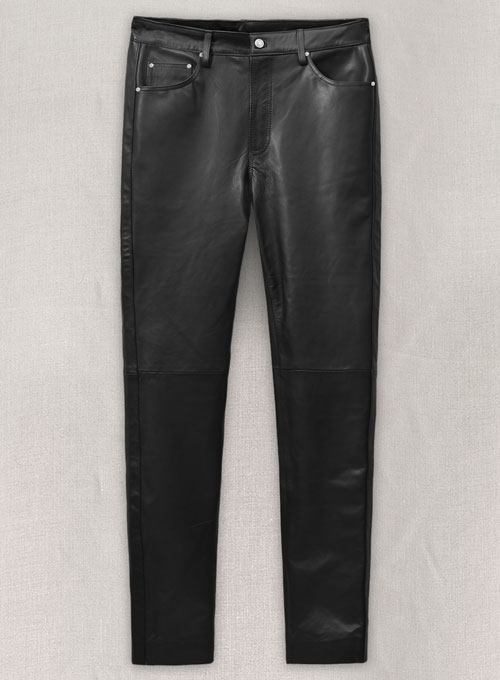 (image for) Black Leather Jeans