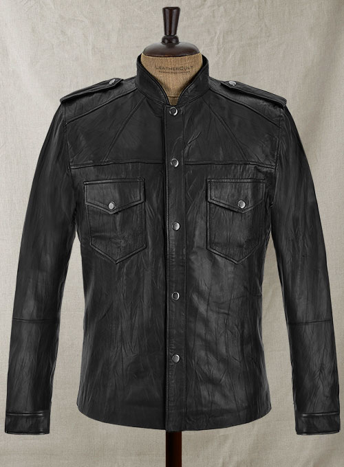 (image for) Alexander Skarsgard True Blood Leather Jacket #1