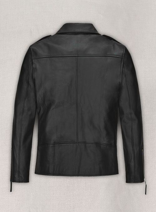 (image for) Ansel Elgort Leather Jacket #2
