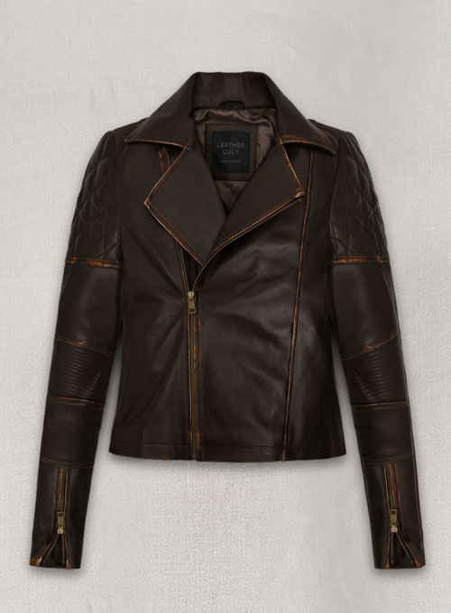 14th Addiction 14th addiction fox fur crosszip leather