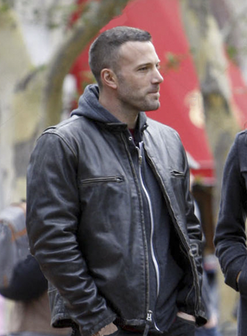 ben affleck leather jacket