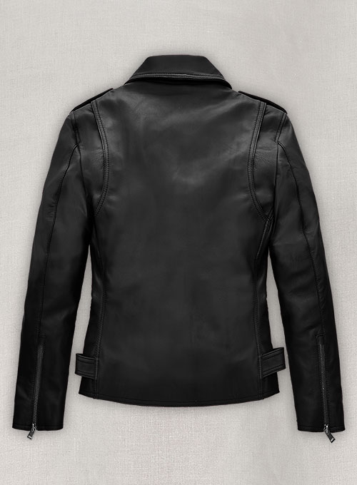 (image for) Black Jessica Alba Leather Jacket