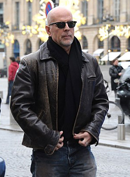 Bruce Willis Surrogates Leather Jacket Leathercult