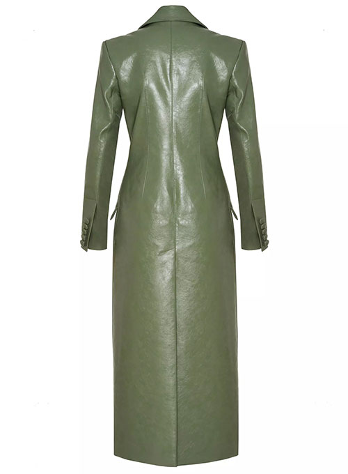 (image for) Chelsea Leather Long Coat - Click Image to Close