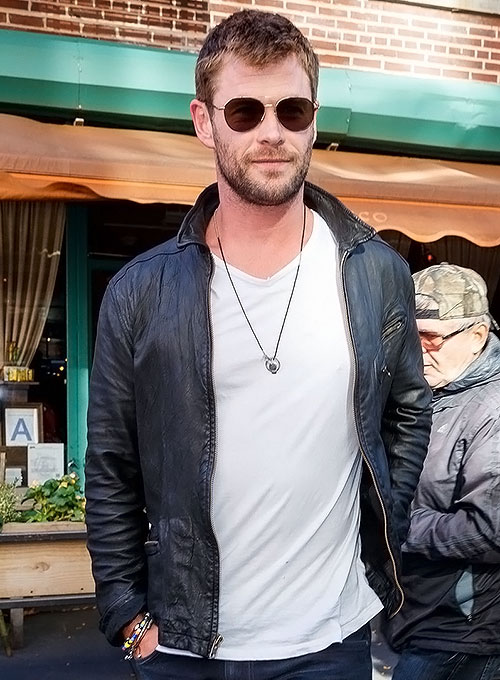 Chris Hemsworth Leather Jacket : LeatherCult: Genuine Custom Leather Products, Jackets for Men &amp; Women