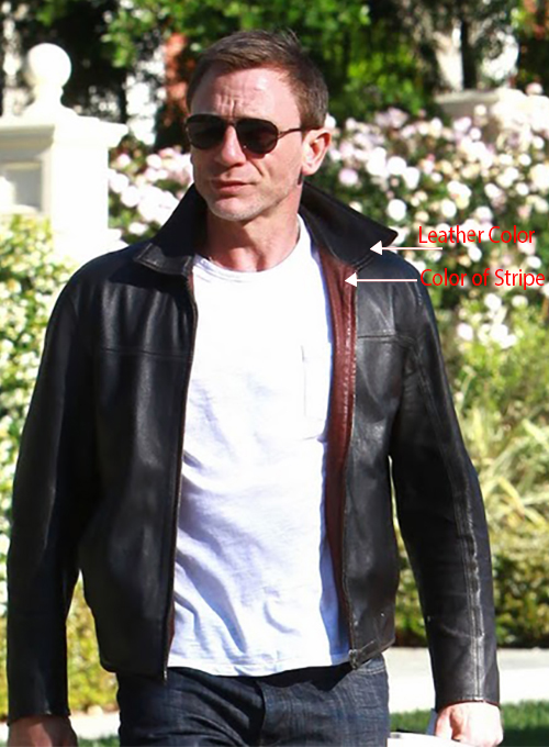 Daniel Craig Layer Cake Leather Jacket : LeatherCult: Genuine Custom ...
