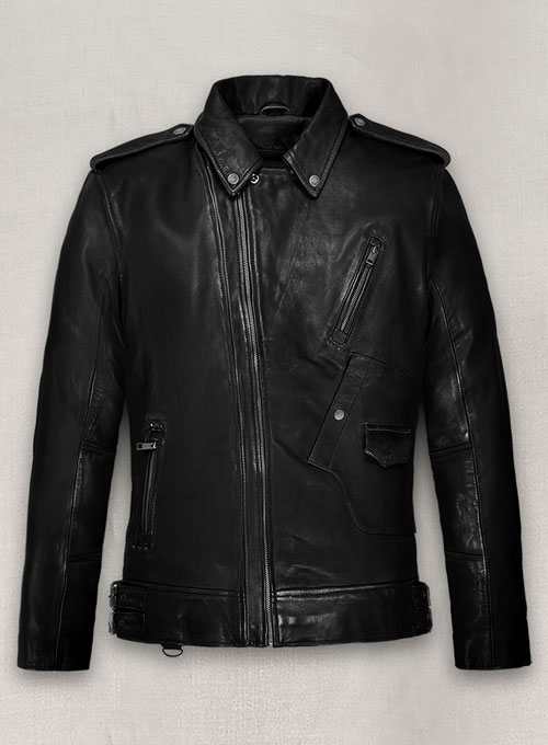 (image for) Falcon Black Rider Leather Jacket - Click Image to Close