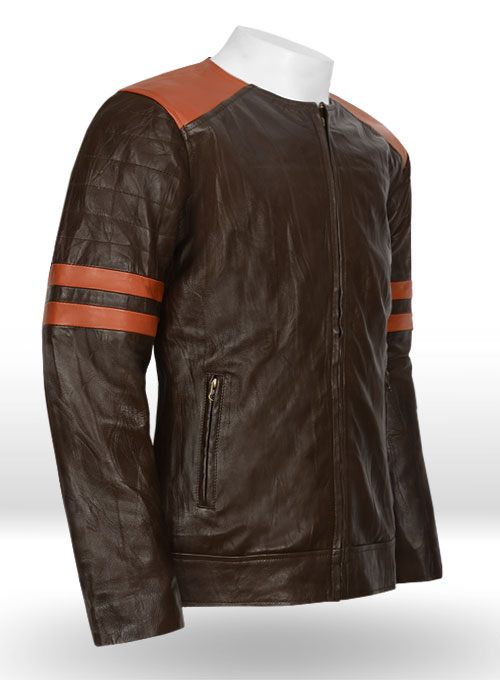 Leather Fighter T-Shirt Jacket : LeatherCult