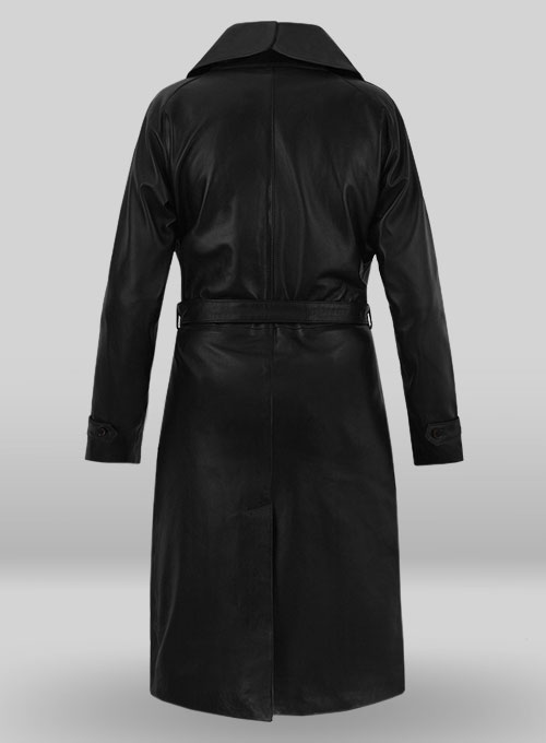 Katherine Waterston Fantastic Beasts Leather Long Coat : LeatherCult ...