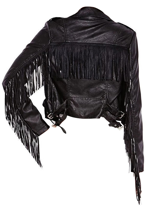 (image for) Fringe Leather Jacket #1008 - Click Image to Close
