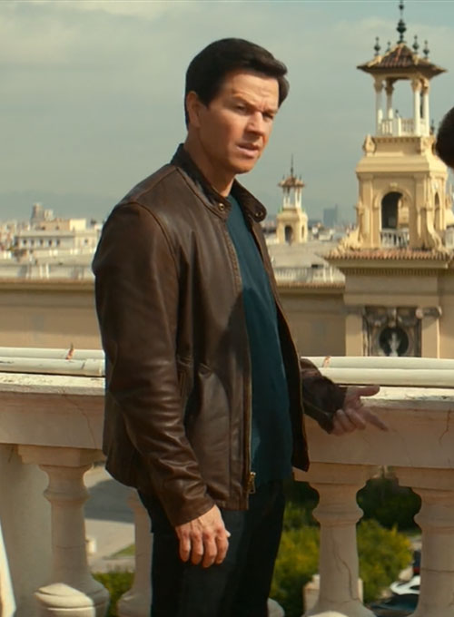 (image for) Mark Wahlberg Uncharted Leather Jacket - Click Image to Close