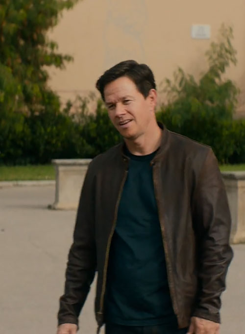 (image for) Mark Wahlberg Uncharted Leather Jacket - Click Image to Close