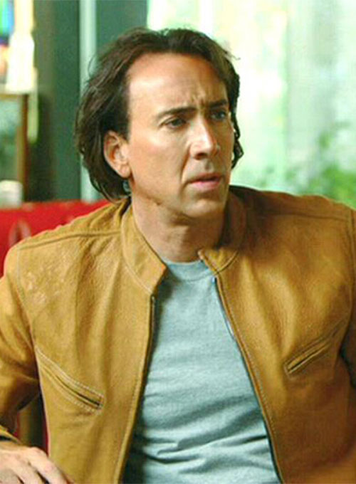 Next Nicolas Cage Chris Johnson Leather Jacket Leathercult Fbi agents, one in particular, callie, played by the next morning, liz goes to town to purchase some supplies and she is accosted by fbi agent callie who shows her a video about cris indicating that he. next nicolas cage chris johnson leather jacket