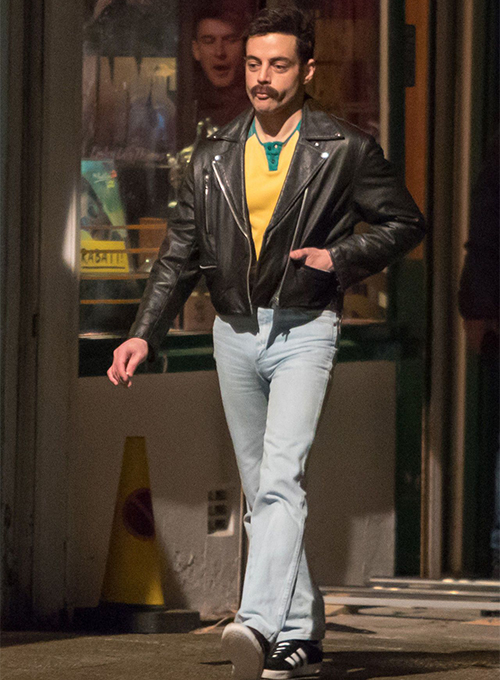 (image for) Rami Malek Leather Jacket
