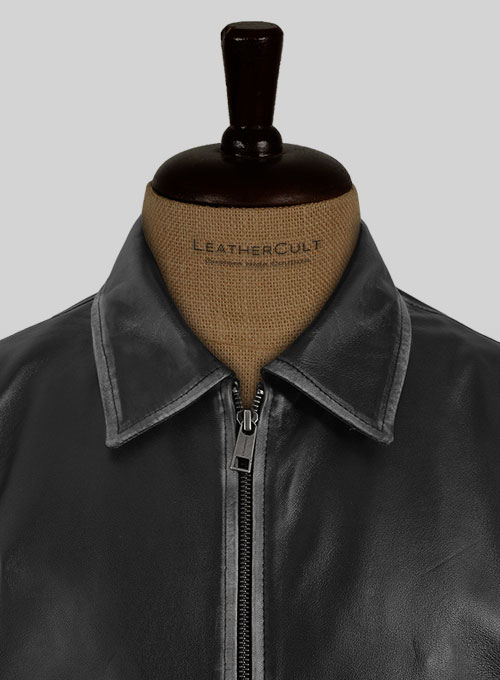 Rubbed Black Jason Bateman Leather Jacket : LeatherCult: Genuine Custom ...