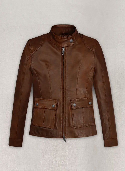 (image for) Scarlett Johansson The Avengers Leather Jacket - Click Image to Close
