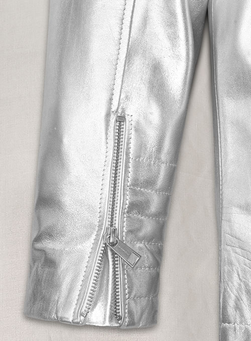 (image for) Silver Leather Jacket #109 - Click Image to Close