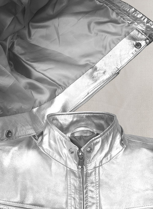 (image for) Silver Leather Jacket #109 - Click Image to Close