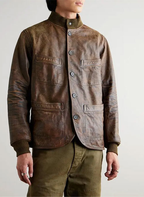 (image for) TOM HARDY MOBLAND LEATHER JACKET