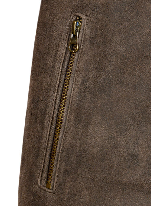 (image for) Vintage Brown Grain Avengers Steve Rogers Leather Jacket - Click Image to Close