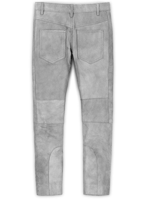 gray biker jeans