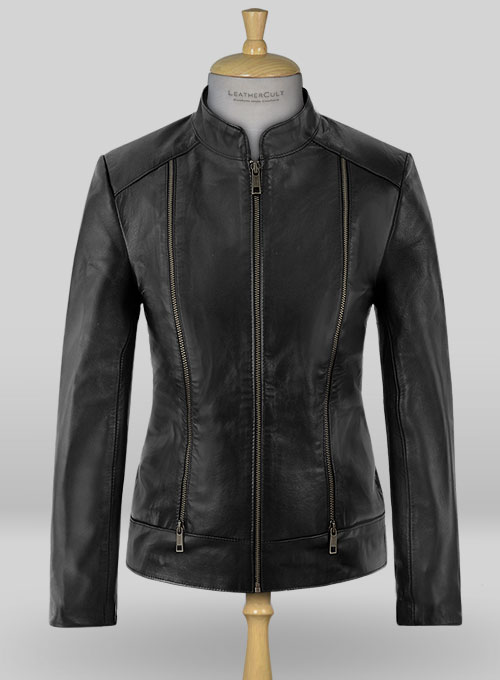 Black Leather Jacket # 230 : LeatherCult: Genuine Custom Leather ...