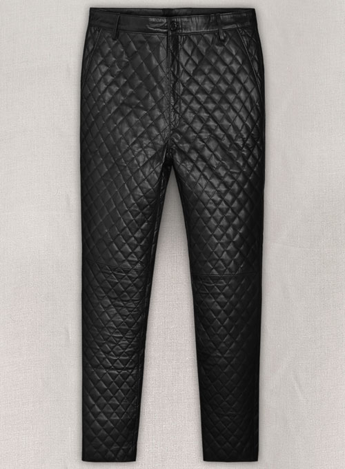 (image for) Bocelli Quilted Leather Pants