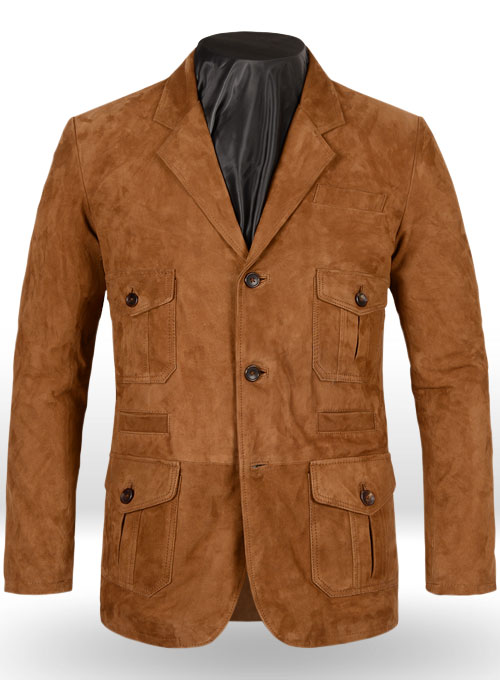 Soft Caramel Brown Suede Leather Blazer 712 Leathercult Com Soft Caramel Brown Suede Leather Blazer