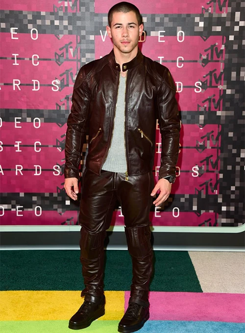 Nick Jonas Leather Pants : LeatherCult: Genuine Custom Leather Products ...
