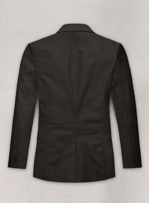 (image for) Soft Louis Brown Leather Blazer